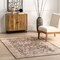 Nuloom Cerise Floral Faded Spill Proof Machine Washable Area Rug 4ft x 6ft HJTH20A-406 - alternate 1